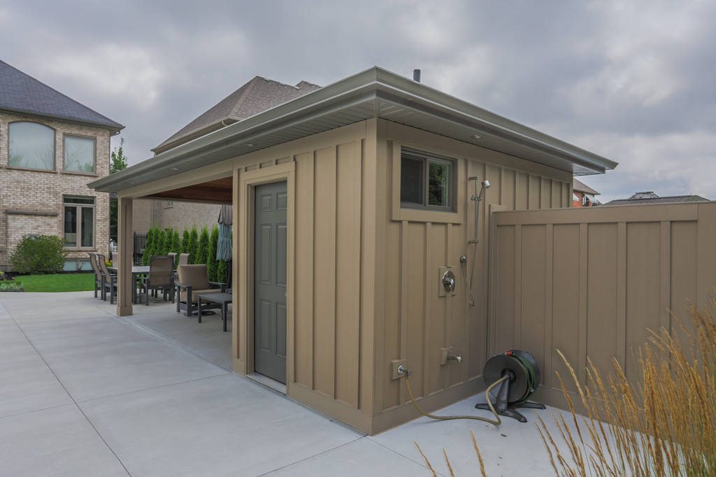 Cabanas. London Ontario standalone / cabana design / construction project by Core Builders, a London Ontario home builder & home renovations contractor.